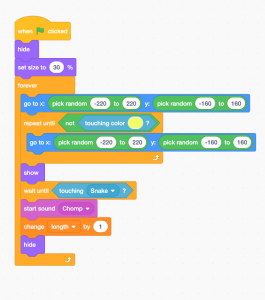 How to Make a Snake Eats Apple Game in Scratch